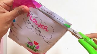 🌸Paper DIY🌸 Flower Blind Bag Opening😱  ASMR video  Craft Ideas  Drawing [upl. by Eiggem]