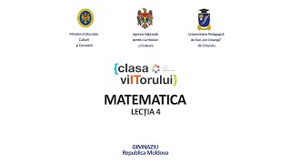 Matematica Clasa 9 Lecția 4 [upl. by Selym204]