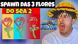 COMO ACHAR AS 3 ROSAS DO BLOX FRUITS [upl. by Nnylak]