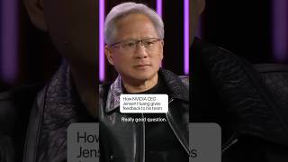 NVIDIA CEO Jensen Huang on giving feedback [upl. by Findlay]