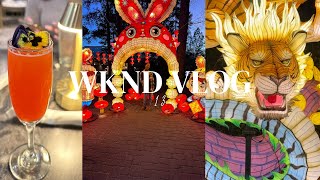 nc chinese lantern festival  first class luxury lounge gso  weekend vlog 13 [upl. by Gherardi493]