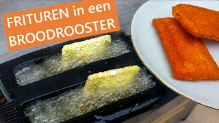 kaassoufflé uit een omgebouwde broodrooster Deep Frying in a Toaster [upl. by Tteirrah746]