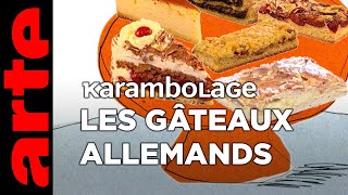 Les gâteaux allemands  Karambolage  ARTE [upl. by Hu]