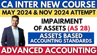 Impairment of Assets  AS  28  Ch  5 Unit 7  CA INTER Advanced Accounting  CA Parag Gupta [upl. by Enymsaj187]