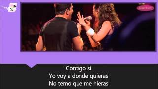 Yahir y María José  Contigo Si Letra  Vídeo Oficial [upl. by Adehsar]