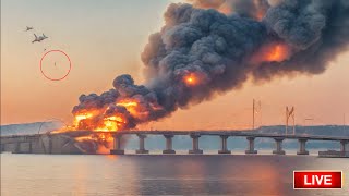 World SHOCKED 35 Minutes Ago Ukrainian Stealth Missile Destroys Crimean Bridge [upl. by Jahdai]