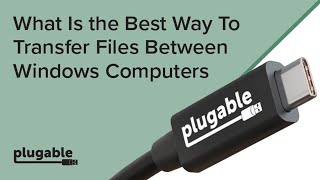 What Is the Best Way To Transfer Files Between Windows Computers [upl. by Trevar]