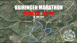 Vaihingen Marathon  42195 km  22062024 [upl. by Annenn]