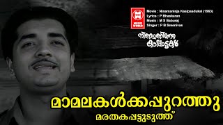 Mamalakalkkappurath  Ninamaninja Kaalpaadukal PB Sreenivas  P Bhaskaran  Malayalam Old song [upl. by Niknar374]