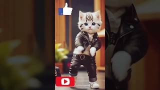 Nepali songs dancing cat 🐈️🐈️ shorts youtubeshorts viralvideo shortsfeed [upl. by Rovert]