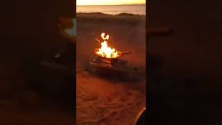 Beautiful Ningaloo sunset camping with the kids beach camping sunset ningaloo seasunset [upl. by Nylodam]