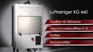 5ROTERS ® Mobiler Luftreiniger XG 460 [upl. by Enilegna]