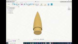 Fusion 360 Nose Cone [upl. by Proudlove271]