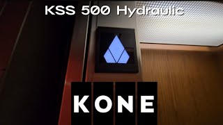 Kone KSS 500 Hydraulic Elevator  Terrifyingly Low On Oil [upl. by Ellen]