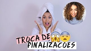 FIZ A FINALIZAÇÃO DA JUJUBA NO MEU CABELO VanTodoDia26 [upl. by Nylzor272]