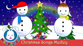 Christmas Songs for Kids with Lyrics  Xmas Medley [upl. by Eisen]