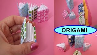 DIY Origami Notizbuch SCHNELL und EINFACH falten Mini Modular Book easy Tutorial Оригами книжка [upl. by Aremat813]