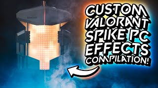 Gaming PC Modeled After The Valorant Spike  Effect Compilation [upl. by Alinna]