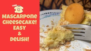 Mascarpone Cheesecake super easy [upl. by Salsbury]