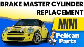 MINI Cooper R50  R53 Brake Master Cylinder Replacement [upl. by Artiek]