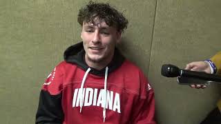 Indiana football Aiden Fisher discusses the first 90 start in IU football history [upl. by Edwine]