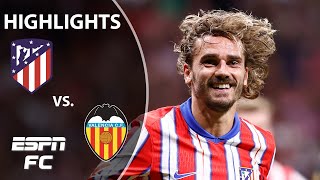 Gallagher amp Alvarezs 1st Atletico goals Atletico Madrid vs Valencia  LALIGA HIGHLIGHTS  ESPN FC [upl. by Rosenberg]