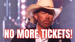 Toby Keith Announces His Tour Has SOLD OUT [upl. by Ninnetta]