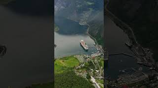 Fiord Geiranger z lotu ptaka Film z drona w rozdzielczości 4k [upl. by Marielle58]