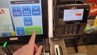 Toshiba Self Checkout at Safeway 2706 19266 Route 1 Rehoboth Beach DE [upl. by Geilich]