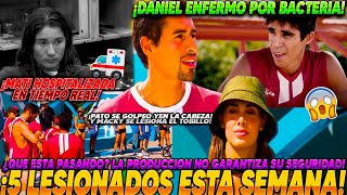 ¡5 LESIONADOS EN TIEMPO REAL🚑 Mati HOSPITALIZADA y DANIEL enfermo por BACTERIA en EXATLON MEXICO🚨 [upl. by Aisemaj]