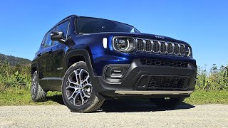 Jeep Renegade Longitude 2024 na estrada Derrota TCROSS e CRETA no acabamento desvaloriza muito [upl. by Benton834]