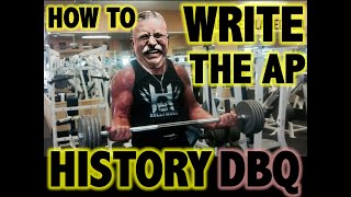 How to Write the DBQ Document Based Question Process Contextualization amp Thesis point Explained [upl. by Irollam102]