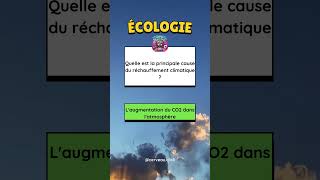 Quiz  5 questions décologie Quiz shorts [upl. by Waechter]