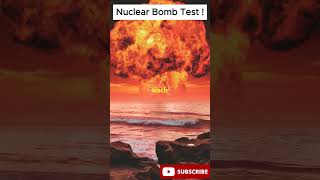 Underwater Nuclear Bomb Test  shorts science [upl. by Trimmer]