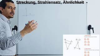 Mathe 9 Klasse Streckung Strahlensatz und Ähnlichkeit Überblick [upl. by Asiuol]