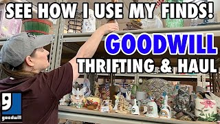 Thrifting Home Decor at Goodwill Thrift Store Finds•Thrift with Me amp Haul [upl. by Aidne]