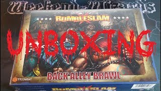 RUMBLESLAM  Back Alley Brawl UNBOXING deutsch [upl. by Auqemahs993]