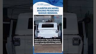 Kronologi Mobil Maung Prabowo Masuk Bengkel seusai 1 Minggu Pemakaian Pemilik Bengkel Buka Suara [upl. by Stacy938]