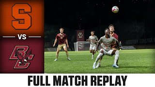 Syracuse vs Boston College Full Match Replay  2024 ACC Mens Soccer [upl. by Lairret838]