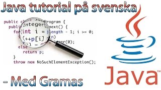 Java svenska  19  Accessors [upl. by Rubi548]