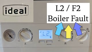 Ideal Logic L2  F2 Fault Code  Gas Boiler Breakdown  How To Repair A Gas Boiler [upl. by Acceber]