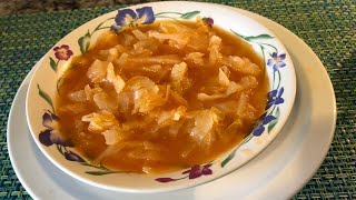 EXQUISITA SOPA DE COL O REPOLLO MUY FACIL Y ECOMOMICA😈 [upl. by Peirsen810]