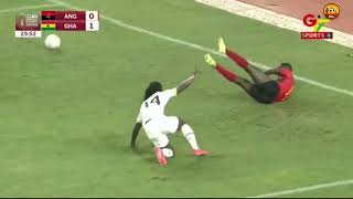 AFCON QUALIFIER  ANGOLA 1 VS GHANA 1 [upl. by Lonne706]