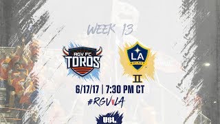 USL LIVE  Rio Grande Valley FC vs LA Galaxy II 61717 [upl. by Nabalas]