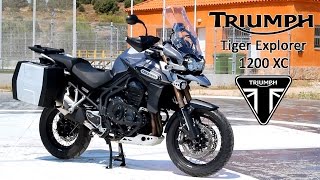 Triumph Tiger Explorer 1200 XC 2015 Prueba a fondo FullHD [upl. by Atenek]