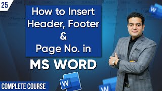 How to start header and footer from page 3  Word 2007 [upl. by Nylaras]