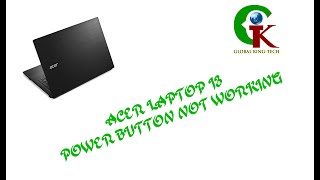 acer i3 laptop power button not working [upl. by Herzen]