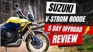 5 days offroad on the Suzuki VStrom 800DE [upl. by Grounds]