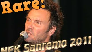 NEK SAN REMO 2011 FULL CONCERT EXTREMELY RARE [upl. by Legin]