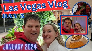 Las Vegas Vlog Jan 2024 Day 3 Aria Tram  Fontainebleau  Palazzo [upl. by Fusco]